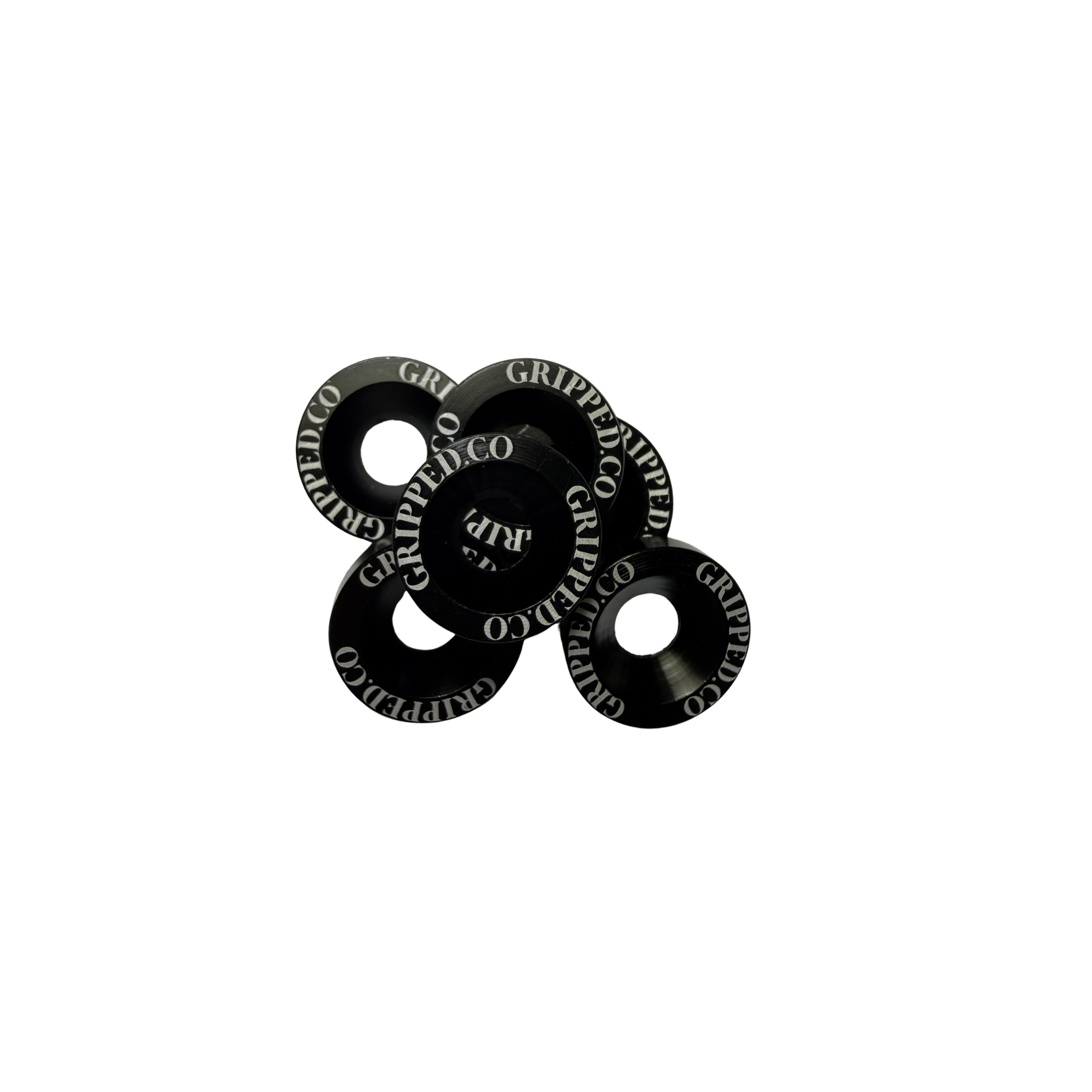 Black washers + bolts
