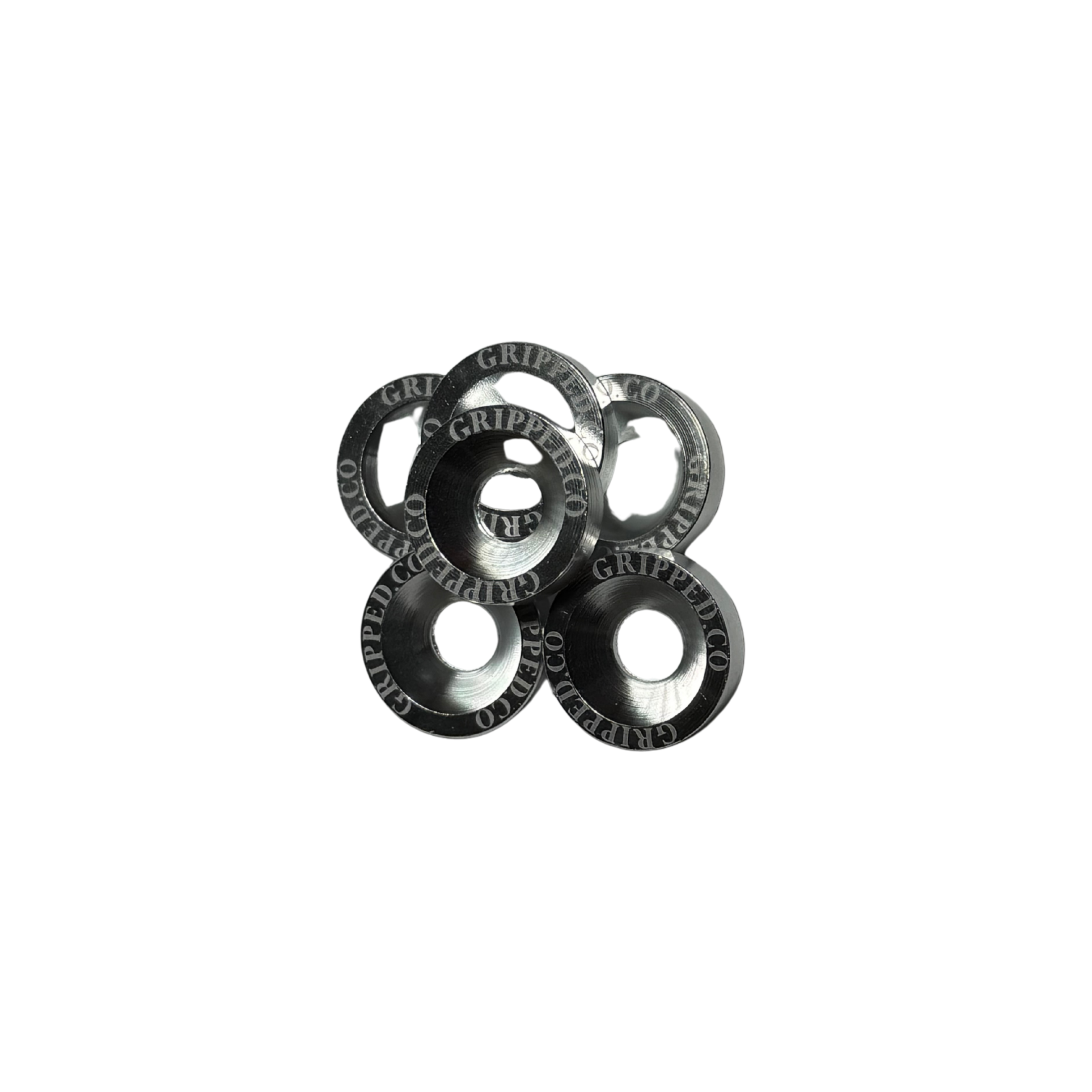 Silver washers + bolts