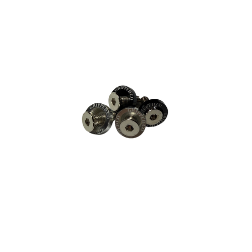 Black washers + bolts
